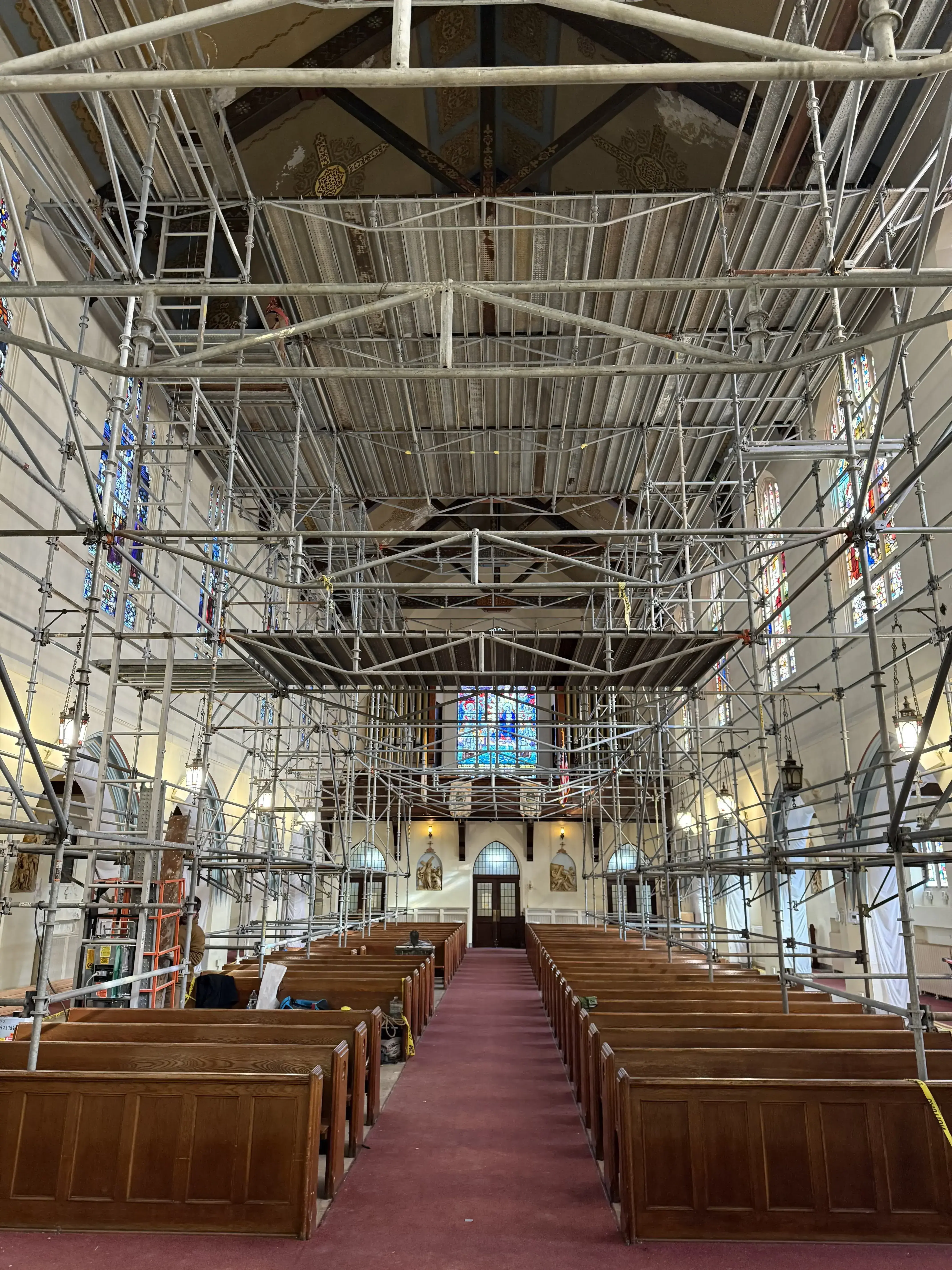 Before - Church Interior Full Restoration